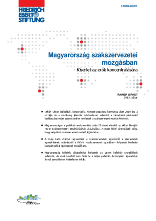 Magyarország szakszervezetei mozgásban