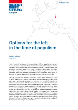 Options for the left in the time of populism
