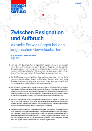 Zwischen Resignation und Aufbruch