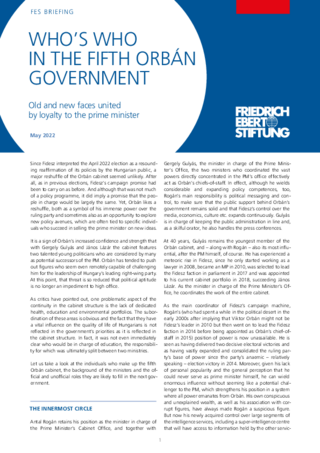 Who's who in the fifth Orbán government