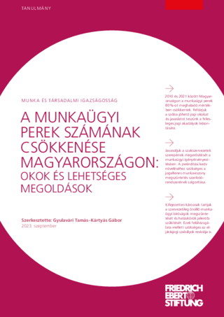 A Munkaügyi perek számának csökkenése Magyarországon