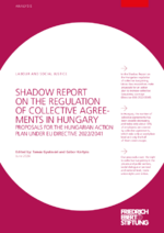 Shadow report on the regulation of collective agreements in Hungary