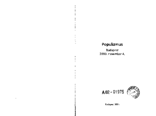 Populizmus